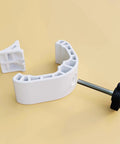 Babyproof Crib Corner Lock Kit For Sturdy Side Rails And Infant Bed Barrier Clasp Easy Install Childproof Hardware showing clasp mechanism