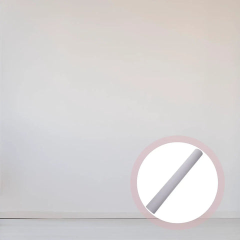 Slick White Peel And Stick Wallpaper Roll Waterproof Self Adhesive Pvc Wall Covering Easy Peel Removable Vinyl Wrap For Furniture And Apartments Straight Refresh displayed against a clear wall background.
