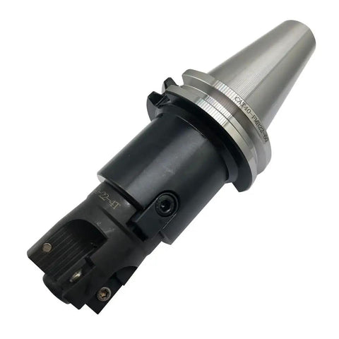 Beefed Up 90 Degree Face Milling Cutter Set With 40-22-4T Inserts, T8 Wrench, And CAT40 FMB22 Arbor For APMT1604PDER Carbide Milling Inserts