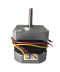 Solid KT42JM4-551 Stepper Motor with wires visible for industrial upgrades, designed for stable power output and efficiency.