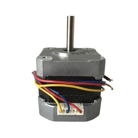 Solid KT42JM4-551 Stepper Motor with wires visible for industrial upgrades, designed for stable power output and efficiency.