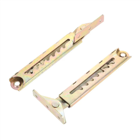 Heavy Duty Cabinet Door Hinges Set With 10 Gear Adjustable Angle Desk Lifting Rods Soft Close Silent Hydraulic Buffer