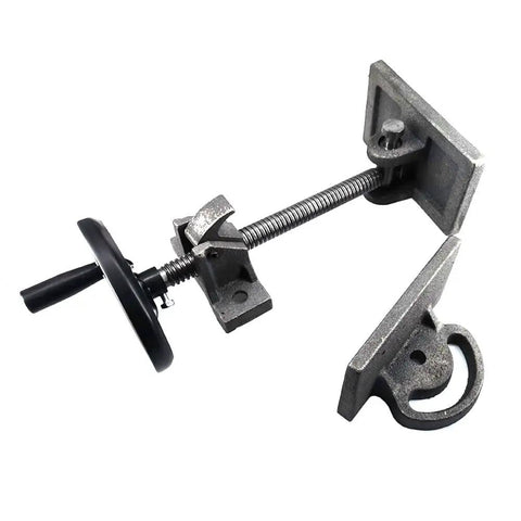 Heavy Duty Cutting Chop Saw With Quick Release Vise Clamp For Metal Cutting And Circular Saw Attachments 0 To 45 Degree Adjustable Pressure Plate Cast Iron Build Built For Pros Durability And Clean Steel And Iron Cuts