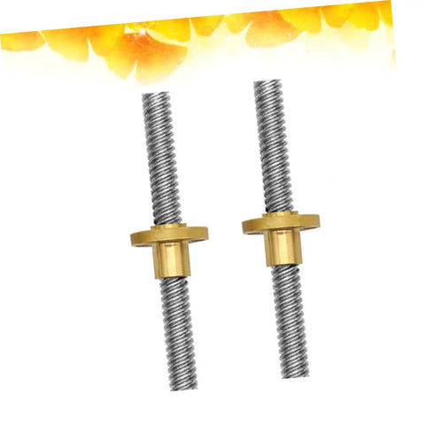 Durable Stainless Steel Lead Screw With Nut 300mm For 3D Printers And Stepper Motors Anti Backlash T8 Lead Screw Kit
