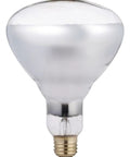 Premium 250 Watt BR40 Clear Heat Lamp Flood Light Bulb For Recessed Can And Track Lighting Infrared Warmth For Cozy Comfort