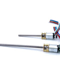 Dope N20 DC Gear Motor With Thred Screw Shaft 3V 6V 12V DIY Model For Robots And Automation Projects That Rock Stable Operation High Energy Efficiency Magnetic Sensor 7ppr Encoder built tough features two motors with threaded shafts.