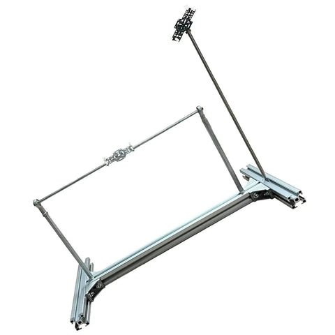 Quadcopter PID Tuning Stand Kit For Drones And Model Aircraft Testing Aluminum Debug Frame side view