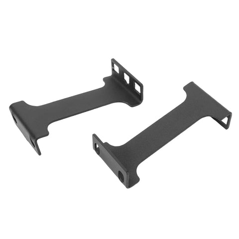 Heavy duty aluminum alloy 1U Server Rack Depth Extender parts designed for mounting gear four inches deep.