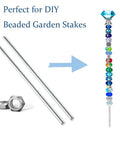 24 Pcs M4 Threaded Rods With Hex Nuts, 300mm Long Stainless Steel 304 Fully Threaded Rods, Nuts Included