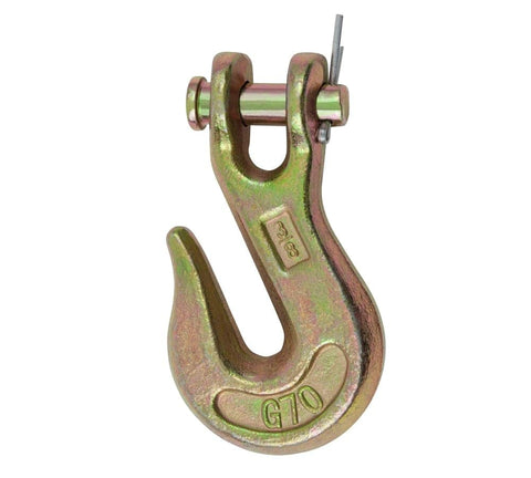 10 Pack Three Eighths Clevis Grab Hooks Grade 70 For Tow Chains And Wrecker Use Forged Alloy Steel G70 Heavy Duty