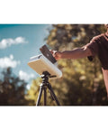 Smartphone Based Telescope Ultimate Pack With Interactive Sky Map And 30mm Aperture on tripod in outdoor setting