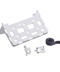 Plastic Universal Shelf Bracket For Structured Media Center Comes With Saddle Ties And Velcro Straps For Super Easy Install