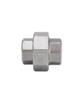 Heavy Duty SS316 Stainless Steel Spherical BSPT Socket Coupler With A Tough As Nails Hard Seal Female Female Union Connector for plumbing usage.