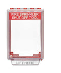 High Vis Wall Case For Fire Sprinkler Shut Off Tool, 5.43x7.55x3.3 inches, polycarbonate, clear protective cover.