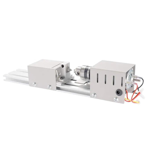 Badass Mini Lathe And Portable Rotary Tool For Woodworking Hobbyists With 7000 Rpm Speed Adjustment Rock Solid Aluminum Base close-up