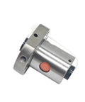 SFU1204 Rolled Ball Screw With 22mm Ball Nut BK10 BF10 End Machined detail view of ball nut component