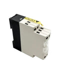 Digital Time Relay For Industrial Automation Ultra Precise Electronic Timer Module With Normally Open Relay Output For Control Systems And Pro Grade Electrical Projects, white and black DIN-rail module
