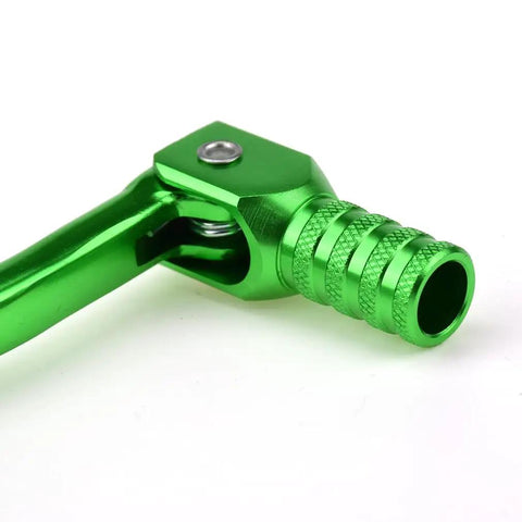 Green CNC Aluminum Folding Gear Shift Lever For Dirt Bikes And Pit Bikes Fits CRF50 CRF70 XR50 XR70 TRX70 TRX90 S65 SSR 125