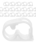 White Adjustable Plastic Tube Flow Control Clamps For Lab And Home Brew Pinch Valves For One Quarter Inch And Five Sixteenth Inch Tubing Regulate Or Stop Water Flow In Five To Eight Millimeter Lines 20 Pack, with a focus on the design of clamps.