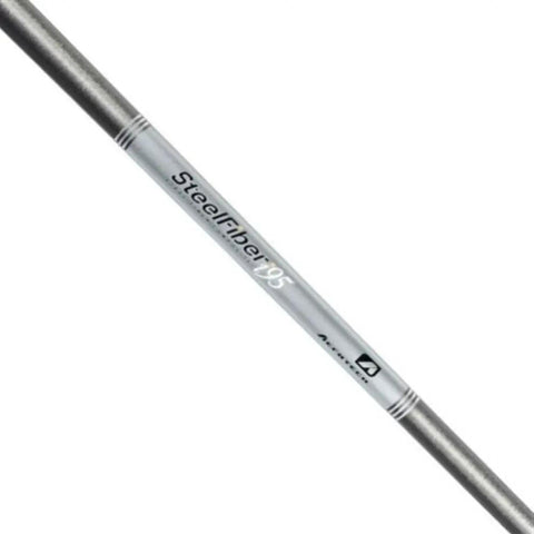 Pro Grade SteelFiber i95 Golf Iron Shaft Set Six Through Pitching Wedge Forty One In Stiff Flex Lightweight Graphite Tech close-up view.