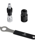 Bike Crank Extractor And Bottom Bracket Tool Kit With 16mm Spanner Wrench Compatible With Shimano ISIS Octalink BSA And SRAM