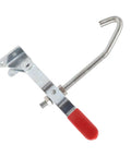 Toggle Clamp J Hook Type Draw Latch Clamp For Automotive Projects With Ergonomic Red Non Slip Grip And 170 Kg Holding Capacity