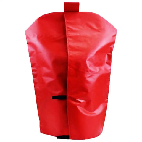 10 Pack Fire Extinguisher Cover 30 Pound Large Size 31 By 16 1 By 2 Inch Red Heavy Duty Vinyl Case with closure flap