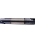 BestParts double-ended chamfer end mill, side view, AlTiN coated, 4-flute, 3/8 in diameter, 3/8 in shank, 2.5 in length