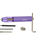M2x0.4 Threaded Inserts Repair Kit With Installation Tool, Tap, Drill Bit, 20 Pcs 304 Stainless Steel Inserts For Quick, Durable Thread Repair On Metal, Plastic And DIY Projects No Fuss. kit parts laid out
