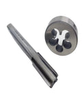 Super Cool 2 Pcs Left Hand Metric Tap Die Set For Machine Tools Covers M2 To M22 Sizes Perfect For DIY Pros Fixing Thread Repair And Creating Reverse Threads With High Speed Alloy Steel Craftsmanship You Will Love, tap and die set