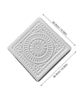 White DIY Concrete Stepping Stone Molds For Patio And Garden Paving Molds Set Easy To Use Cement Stone Molds For Walkways Brick Style