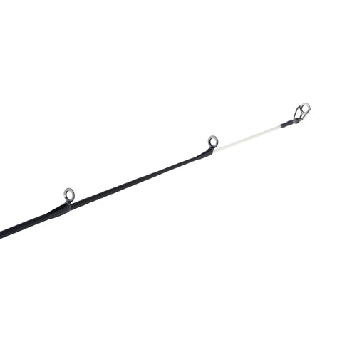 Close-up of 6 Foot 6 Inch GX2 Casting Rod Two Piece Fishing Rod With 10-25 Lb Line Rating Medium Heavy Power And 1/4-3/4 Oz Lure Rating