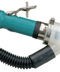 Heavy Duty 4 Hp Straight Line Die Grinder Featuring Planetary Gears And Central Vacuum Connection for efficient metal shaping.