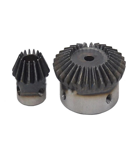 Gear Pinion Hardware For Transmission 8mm Shaft 1.5 Module 1 To 2 Ratio Gear With Keyway 15 30 Teeth And 20 40 Teeth 45 Steel Bore High Torque Low Noise Durable Mechanical Gear