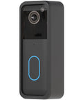 Front view of adhesive doorbell mount for All New Video Doorbell Camera 2nd Gen, featuring 360 degree coverage and hidden security screw.