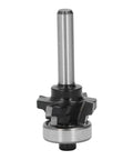 Cool Keenso 4 Flute Solid Carbide Roundover Router Bit for precise wood shaping and trimming with durable cutting edges.
