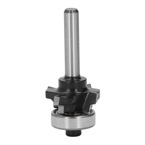 Cool Keenso 4 Flute Solid Carbide Roundover Router Bit for precise wood shaping and trimming with durable cutting edges.