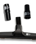 1.25 Inch Vacuum Floor Brush Attachment with 10 Inch Wide Soft Bristles and Dual Adapters for 1.375 and 1.5 Inch Hoses