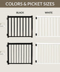 Adjustable Aluminum Deck Gate Kit In White For One And A Half Inch Pickets Fits Openings Up To 48 Inches Cut To Height Display