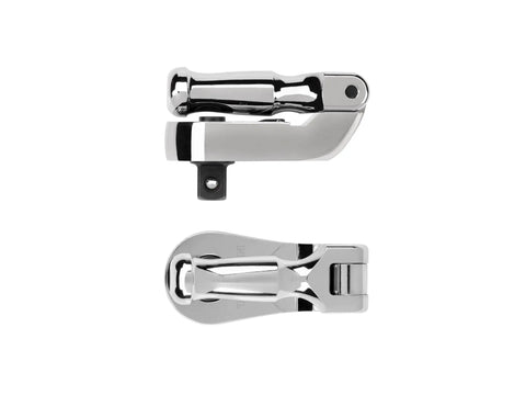 Three Eighths Inch Drive Folding Quick Release Stubby Ratchet With Angled Handle And 180 Degree Non Locking Joint Range
