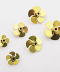Five Blade Copper Propeller For RC Boats And Submarines, Fits 2mm Shaft, 12mm To 22mm Sizes, Right Hand D20mm Color, mini set