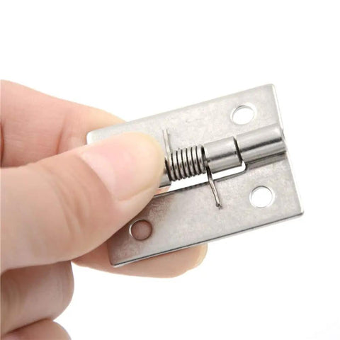 Beefy Heavy Duty Stainless Steel Spring Hinge For Cabinets And Doors Hardware With Screws Included Built To Last For Home Doors Windows Tool Boxes
