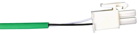 Green Cabinet Temperature Sensor Replacement 334-60405-02 Direct Fit OEM Quality for Commercial Refrigeration, connector end view