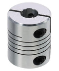 Rock Solid Aluminum Stepper Motor Shaft Coupler Dual Hole Heavy Duty Clamping Link Dead Set Precision Fit For 3D Printers And Cnc Machinery Smooth Vibration Free Setup Built Different, 30x25mm aluminum design.