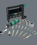 Tool Check Modular Imperial One 21 Piece Screwdriver Set For Manual And Power Screwdriving with 1/4 inch ratchet and bits.