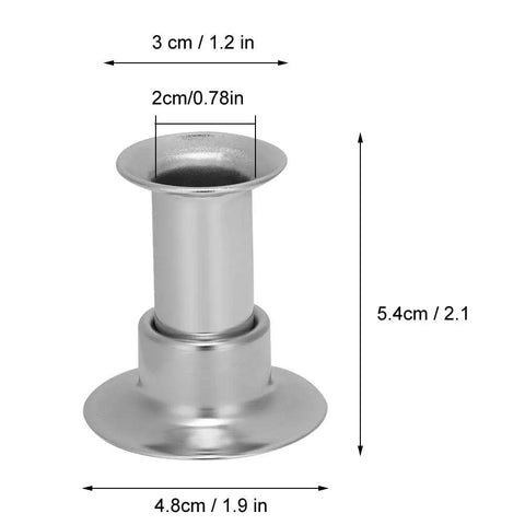 Super Chill Stainless Steel Moxa Stick Extinguisher With Integrated Ash Catcher Tray And Rock Solid Stable Base For Hassle Free Moxibustion Cleanup And Keep Your Wellness Space Pretty Darn Tidy