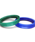 Premium Polyurethane Hydraulic Cylinder Oil Sealing Ring Set For Piston Rod Shafts With Y And U Shape Configurations Designed To Stop Leaks And Ensure Peak Performance For Heavy Machinery Operators Needing Rock Solid Reliability Today. Green and blue polyurethane Y and U hydraulic sealing rings