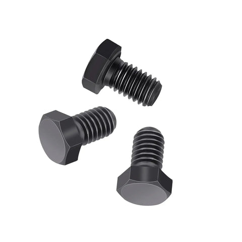 Torque Converter Bolts 3/8-16 By 5/8 Inch Pack Of 3 For TH350 TH400 Flex Plates, beefy steel black finish