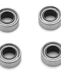 Four Pack Stainless Steel Roller Bearings, Single Row Bore, Ordinary Grade, Fits Smr63Zz Weatherguard Pack Rat Gear, Durable Precision