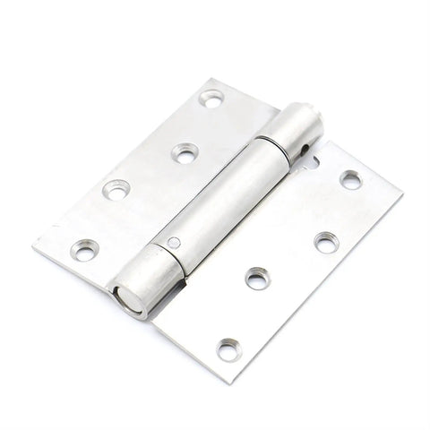 Two Pack Folding Door Hinge With Ball Bearing In Stainless Steel Single Or Double Spring Hidden Cabinet Hinge 4 Inch Size A